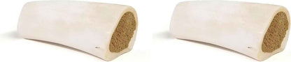 Cadet Stuffed Shin Bone, Long-Lasting Dog Chew Bones for Aggressive Chewers, High Protein Filled Bone Dental Chew for Dogs, Peanut Butter Flavor Filling, 5-6" for Large Dogs