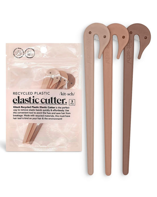 Kitsch Hair Tie Cutter – Pain-Free, No-Damage Tool for Kids, Girls & Toddlers (3pc) - Cart Shape