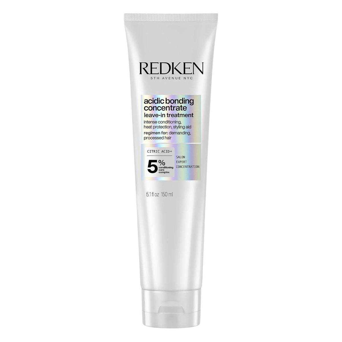 Redken Acidic Bonding Concentrate Leave In Conditioner - For Weak & Damaged Hair, Bond Building & Strengthening Hair Repair Treatment, Smooths & Provides Heat Protection