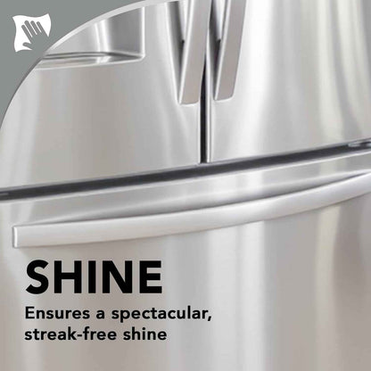 Weiman Stainless Steel Cleaner, 30 Count Cleaning Wipes, Removes Dirt, Grime, and Grease, No Streaks or Residue, Stainless Steel Polish for a Sparkling Clean and Shiny Surface, Cleaning Supplies