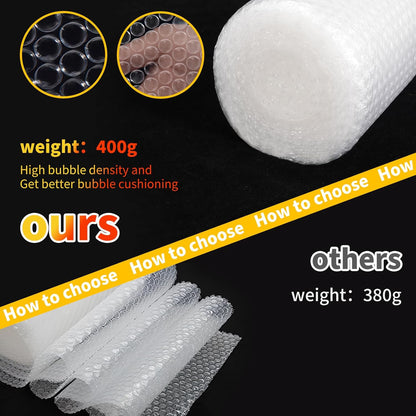 Bubble Cushioning Wrap 2 Pack 12 Inch x 72 ft Bubble Wrap for Packing，Moving Boxes and Shipping for Your Business，Perforated Every 12 in.Suitable for Filling Packaging Boxes.