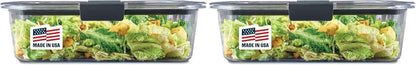 Rubbermaid Brilliance BPA Free 44-Piece Food Storage Containers Set Airtight Leak-Proof with Lids for Meal Prep Lunch and Leftovers