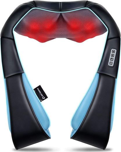 Mo Cuishle Mothers Day Gifts, Shiatsu Back Shoulder and Neck Massager with Heat, Electric Deep Tissue 4D Kneading Massage, Best Gifts for Women Men Mom Dad Wife Husband her him, Fathers Day, Christmas
