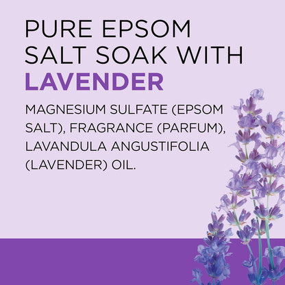 Dr Teal's Epsom Salt Soaking Solution, Soothe & Sleep, Lavender, 3lbs