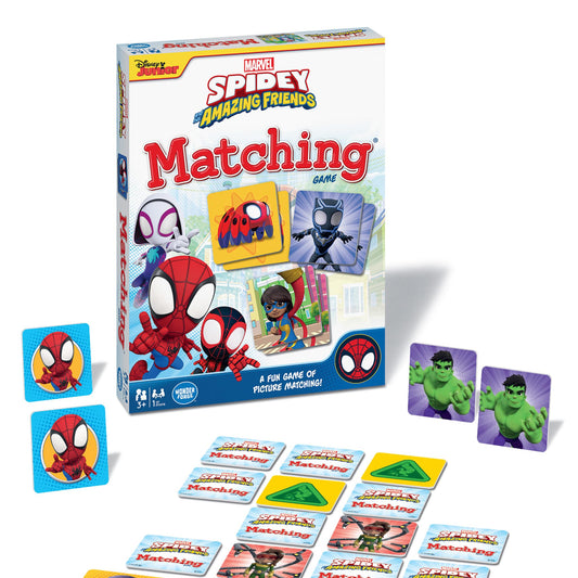 Wonder Forge Marvel Spidey and His Amazing Friends Matching Game - Educational Memory Game for Kids Ages 3+ - Fun for Toddler Boys and Girls Featuring Spiderman and Friends