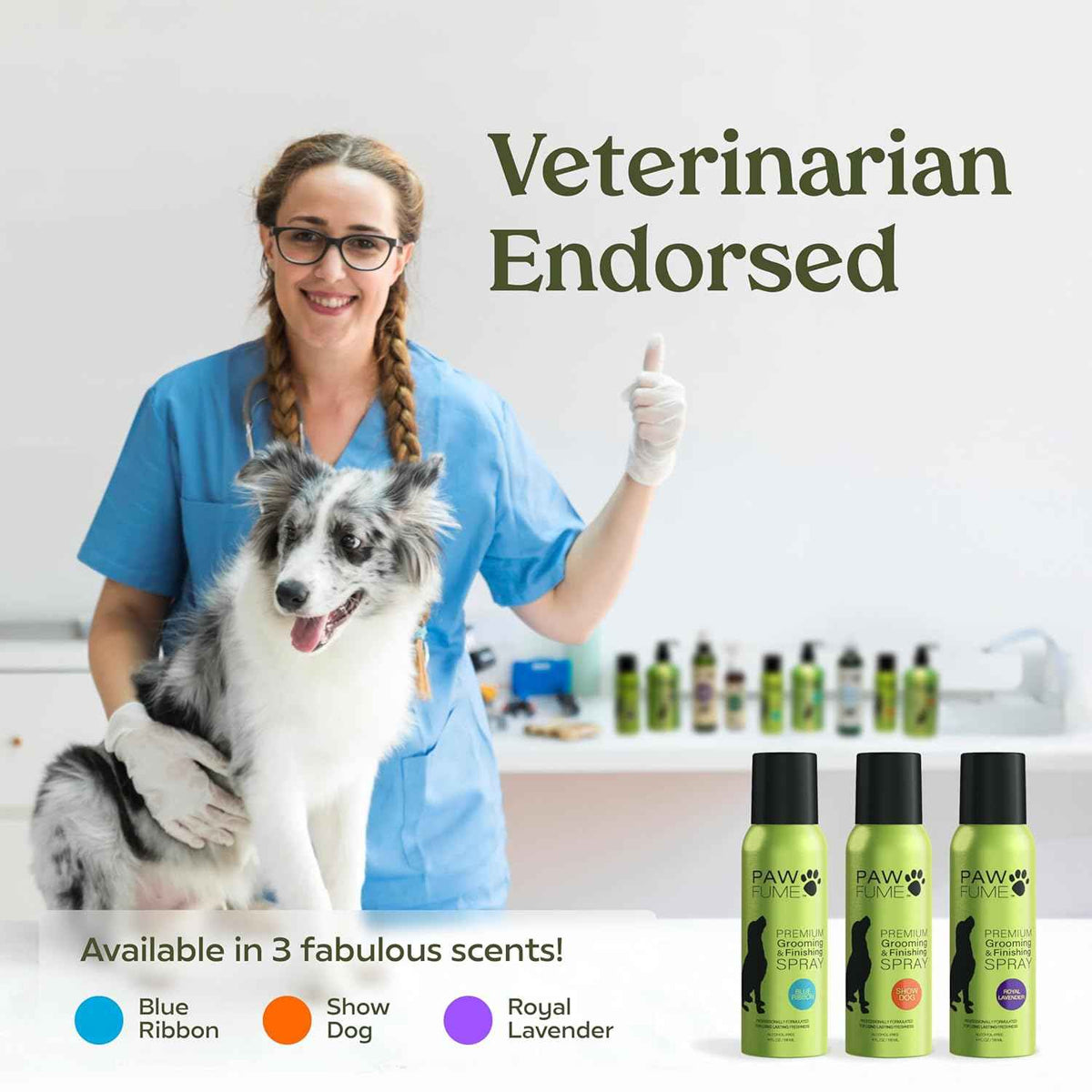 PAWFUME Dog Perfume Spray Long Lasting Scent for Grooming, Show Dog, 1-Pack – Keep Your Pup Fresh All Day – Hypoallergenic, Alcohol-Free, Detangling Formula – Moisturizing Pet Cologne Spray for Dogs