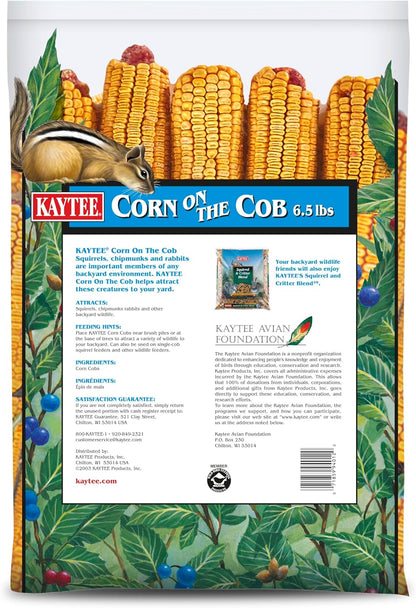Kaytee Corn on the Cob for Squirrels & Wildlife – 6.5 lb Bag