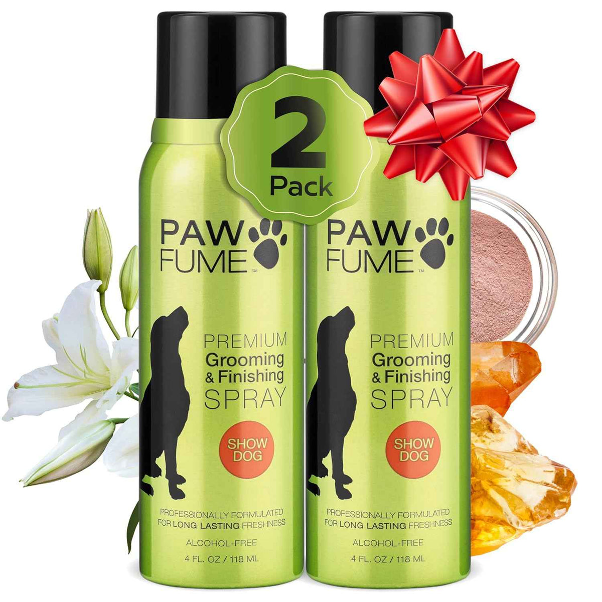 PAWFUME Dog Perfume Spray Long Lasting Scent for Grooming, Show Dog, 1-Pack – Keep Your Pup Fresh All Day – Hypoallergenic, Alcohol-Free, Detangling Formula – Moisturizing Pet Cologne Spray for Dogs